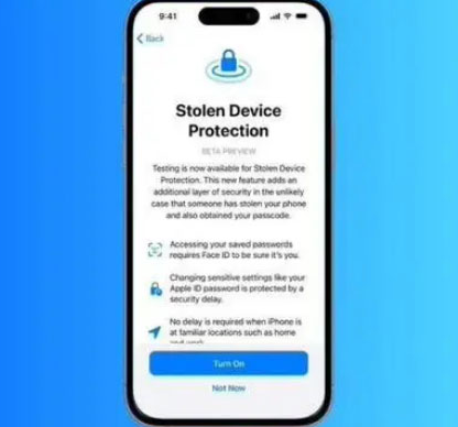 山阴苹果授权维修店分享被盗设备保护功能开启方法 