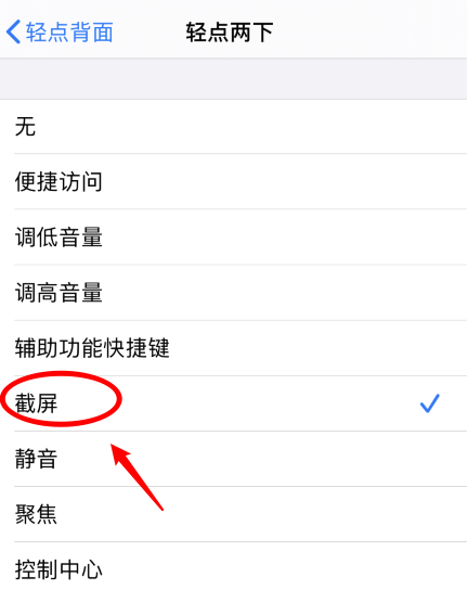 山阴苹果手机维修分享iPhone12如何启用双击截屏 
